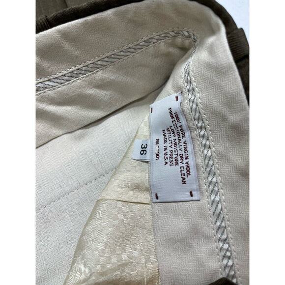 Vintage Nordstrom Mens JB Britches Wool Trousers Made in USA Size 36x34 - Picture 2 of 7